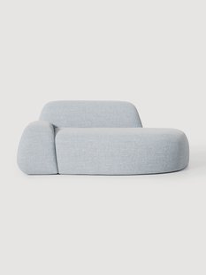 Boucl&eacute; bank Wolke (2-zits) met chaise longue