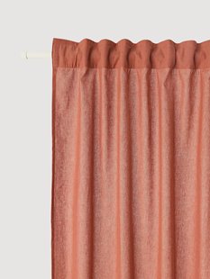 Lichtdoorlatende multiband gordijnen Sari, 2-delig, B 140 cm