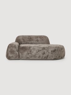 Teddy boucl&eacute; bank Wolke (2-zits) met chaise longue