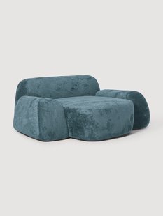 XL teddy boucl&eacute; loungestoel Wolke