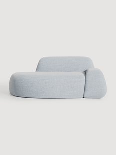 Boucl&eacute; bank Wolke (2-zits) met chaise longue