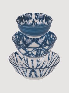 Schalen The Blue, 3-delig