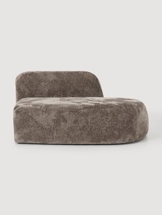 Teddy boucl&eacute; chaise-module Wolke