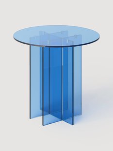 Ronde glazen eettafel Anouk, in verschillende formaten