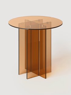 Ronde glazen eettafel Anouk, verschillende formaten