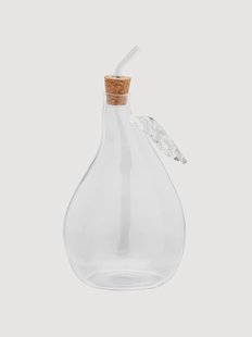 Oliefles Pear van borosilicaatglas