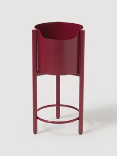 Metalen plantenbak Taru, H 45 cm