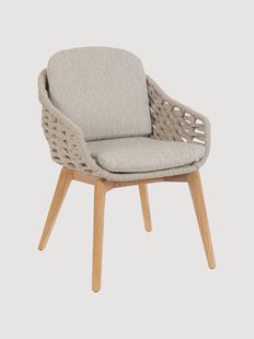 Armstoelen Tamires Beige, 2 stuks