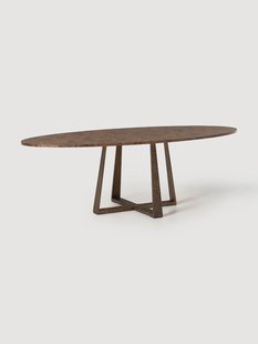 Ovale eettafel Amella, in verschillende formaten