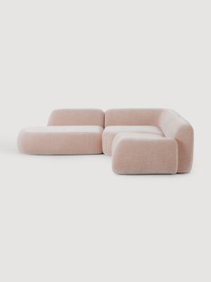 Modulaire hoekbank Wolke (4-zits) met chaise longue