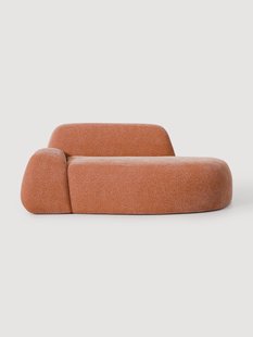 Bank Wolke (2-zits) met chaise longue