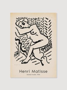 Poster Henri Matisse - Seated Model
