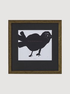 Ingelijste digitale print Bird