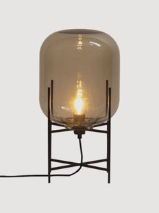 Mondgeblazen LED-tafellamp Oda