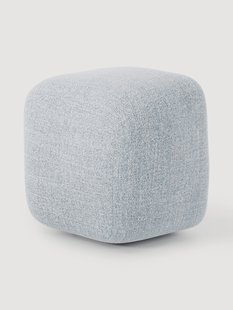 Hoge boucl&eacute; poef Wolke