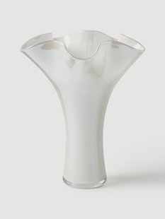 Handgemaakte glazen vaas Ona, H 30 cm