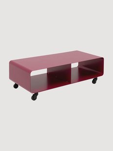 Metalen tv-meubel Lounge M met wielen