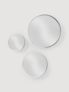 Ronde wandspiegels Set Ida, 3-delig