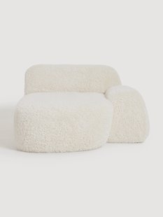 Teddy chaise hoekmodule Wolke