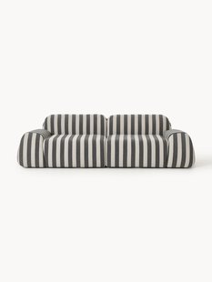 Modulaire gestreepte bank Wolke (3-zits)