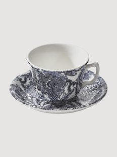 Theekopje Faded Peony met schoteltje