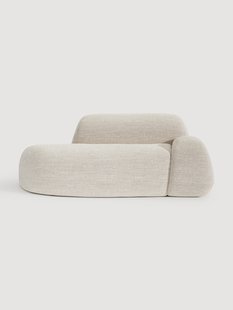 Boucl&eacute; bank Wolke (2-zits) met chaise longue