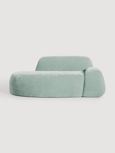 Bank Wolke (2-zits) met chaise longue