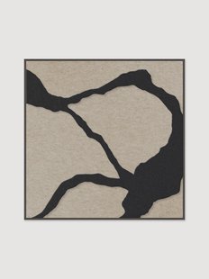 Ingelijste akoestische wandkunst Quiet Friction 1