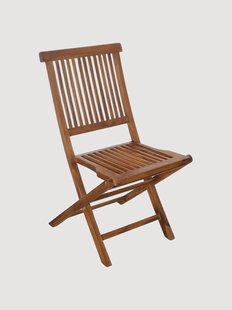 Inklapbare tuinstoelen Maeva van teakhout, 2 stuks