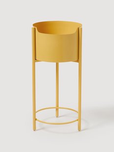 Metalen plantenbak Taru, H 65 cm
