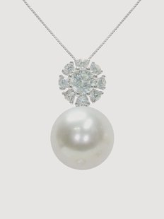 Handgemaakte zilveren ketting Flare