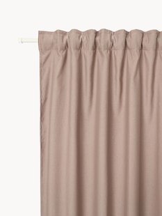 Ondoorzichtige multiband gordijnen Panama, 2-delig, B 140 cm