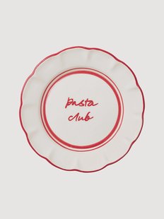 Handgemaakt keramisch ontbijtbord Bistro