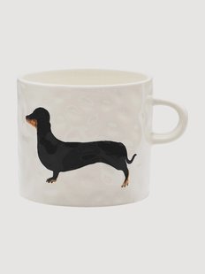 Handbeschilderde beker Dachshund