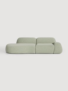 Modulaire boucl&eacute; chaise Wolke (3-zits)