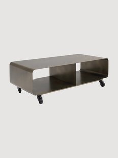 Metalen tv-meubel Lounge M met wielen