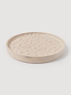 Decoratief dienblad Camila van essenhout, &Oslash; 25 cm