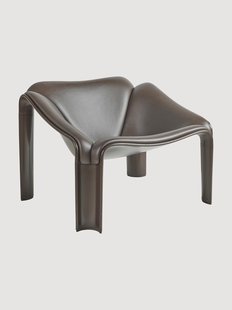 Leren loungefauteuil F300