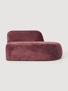 Teddy boucl&eacute; chaise-module Wolke
