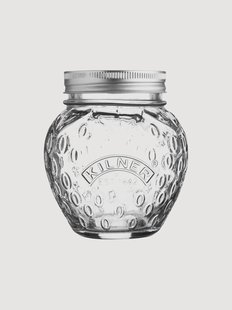 Inmaakpot Kilner in aardbeivorm, 6-delig