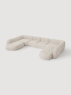 Modulaire boucl&eacute; XL bank Wolke