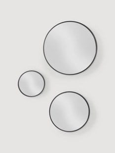 Ronde wandspiegels Set Ida, 3-delig