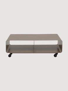 Metalen tv-meubel Lounge M met wielen