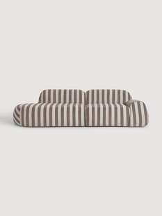 Modulaire teddy chaise longue Wolke (3-zits)