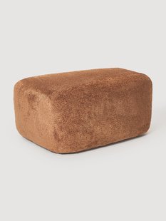 Grote teddy boucl&eacute; ottoman Wolke