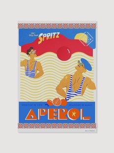 Poster Hello Bonjour - En Vacances