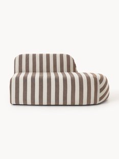 Gestreepte chaise longue module Wolke
