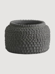 Handbeschilderde plantenpot Aoba van beton