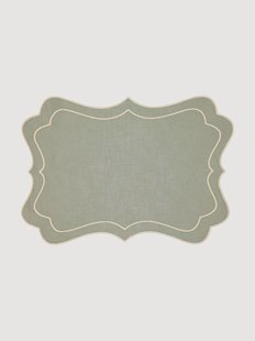 Placemat Brisa met geborduurde rand