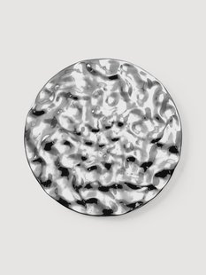 Wandobject Splash met gehamerd oppervlak, &Oslash; 100 cm